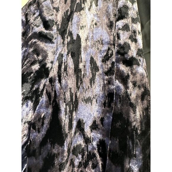 Express Crushed Velvet Animal Print Open Cardigan size 2 - Picture 4 of 7
